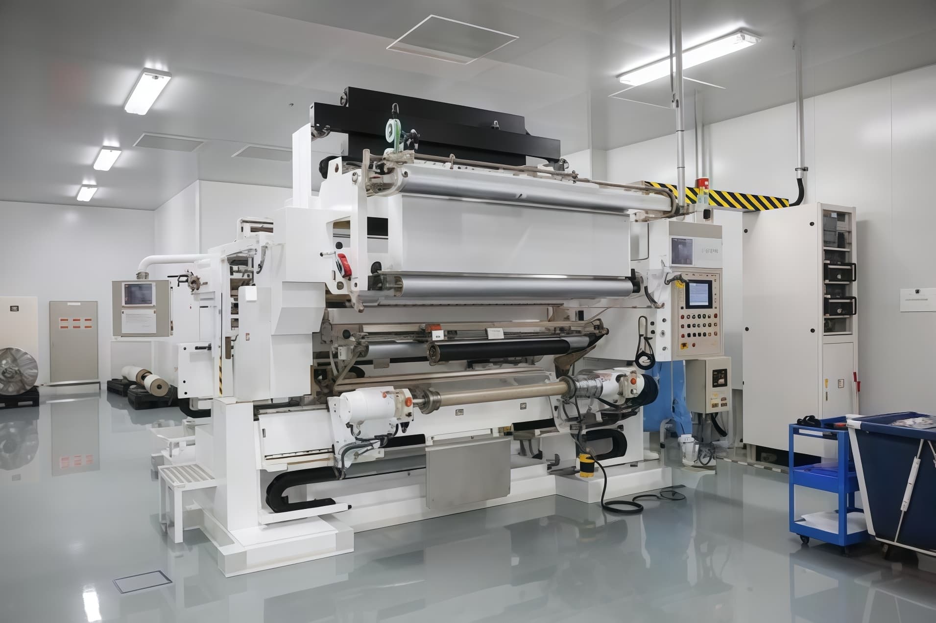 Precision coating line producing optical window film